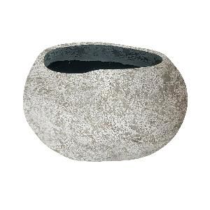 Hiranya White round organic shaped GRC p