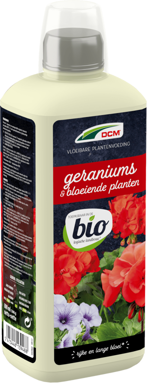 DCM Vloeibare Meststof Geraniums & Bloei