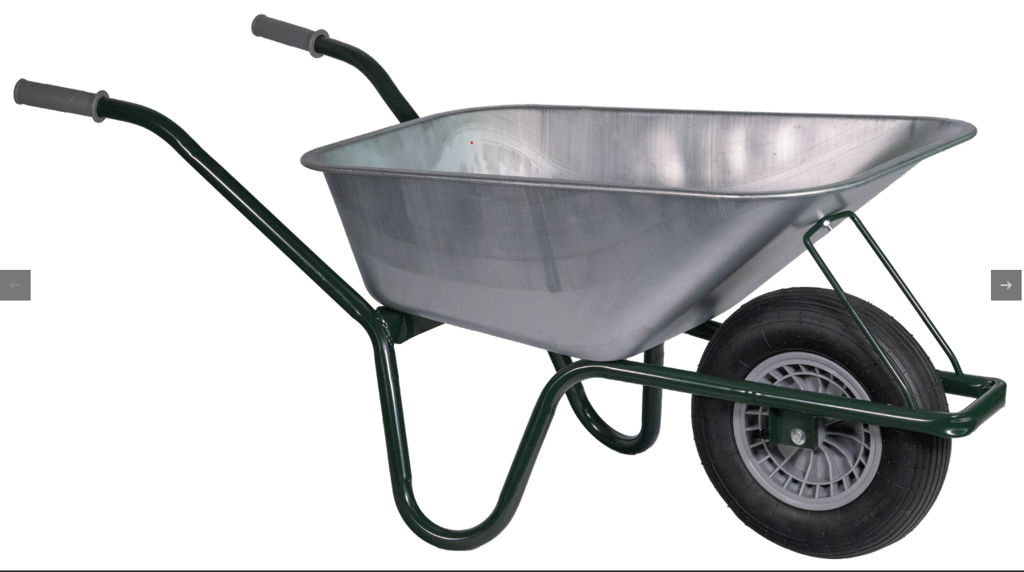 Kruiwagen Basic gecoat frame 85L verzink