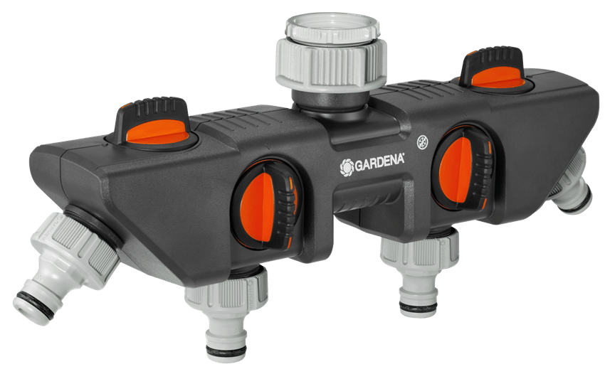 4-weg Waterverdeler