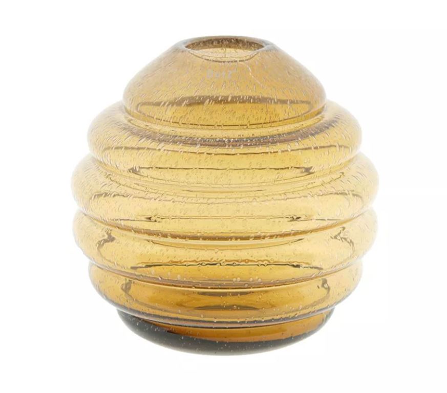 HONEY BARREL - H32 D33 cm - AMBER