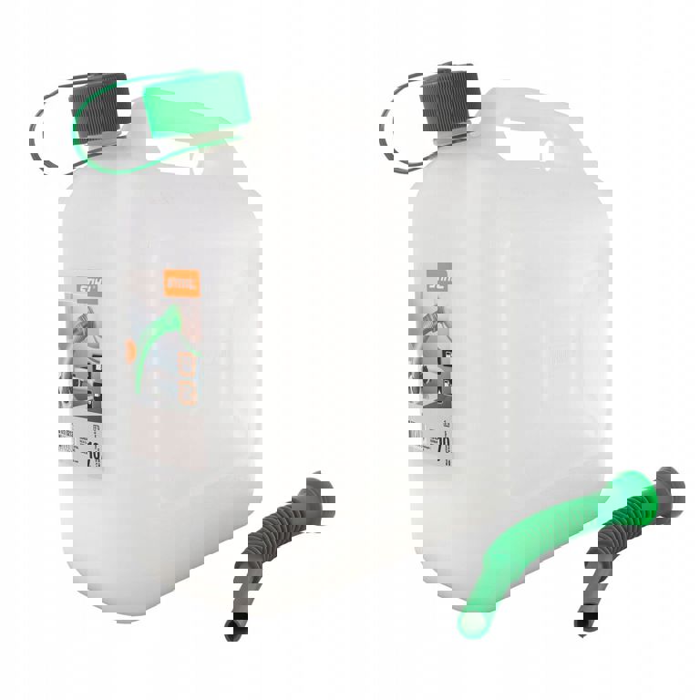 Benzinejerrycan 10 L transparant