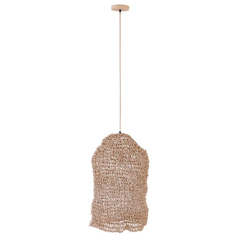 Dayo Natural paper rope hanging lamp ope